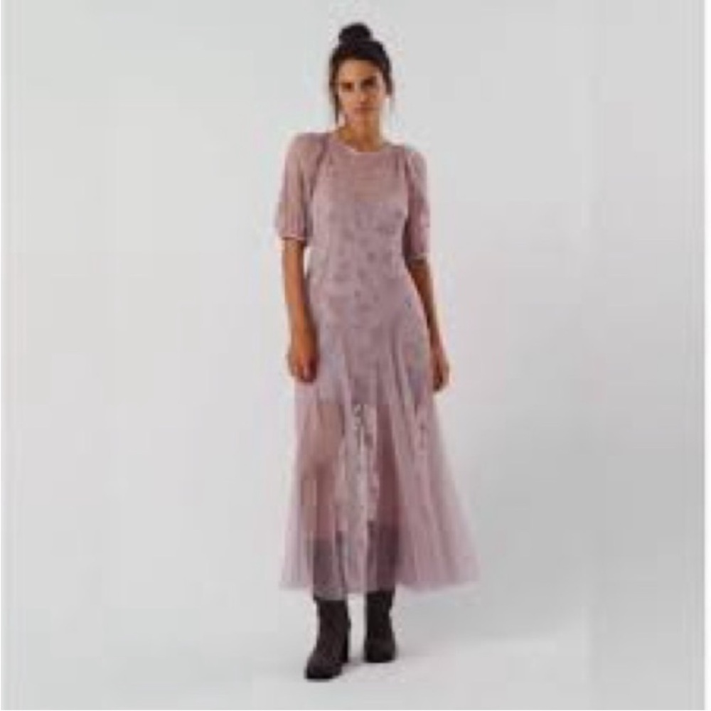 NWT Free People Viola Midi Dress xsmall xs new with tags